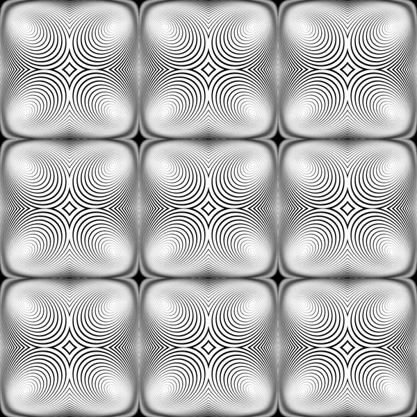 Design nahtlose monochrome Ellipse Hintergrund — Stockvektor