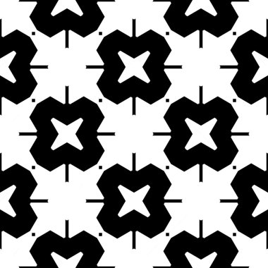 kesintisiz tek renkli geometrik desen tasarım