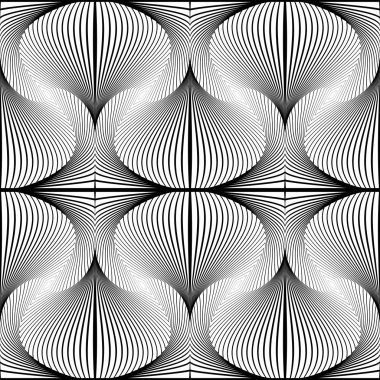 kesintisiz tek renkli çizgili desen tasarım