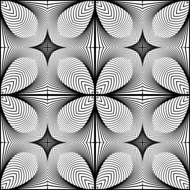 kesintisiz tek renkli dekoratif desen tasarım