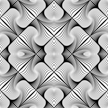 kesintisiz tek renkli dekoratif desen tasarım