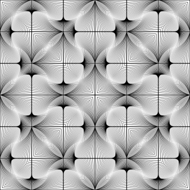 kesintisiz tek renkli dekoratif desen tasarım