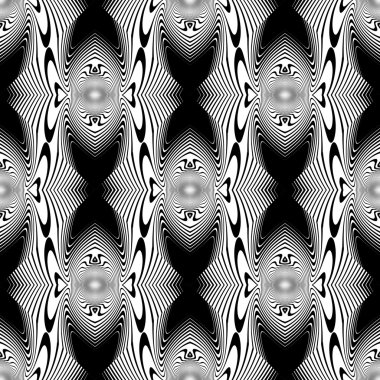 kesintisiz tek renkli çizgili desen tasarım