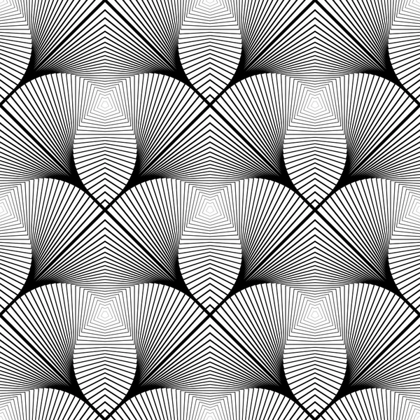 Design seamless monochrome striped pattern — Stock Vector