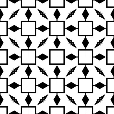 kesintisiz tek renkli geometrik desen tasarım