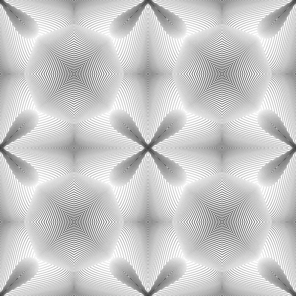 kesintisiz tek renkli geometrik desen tasarım