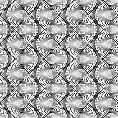 Sorunsuz tek renkli zikzak desen tasarım