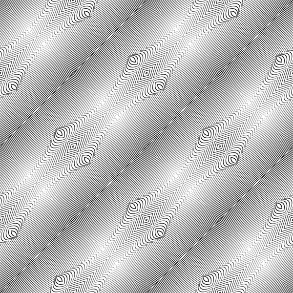 Diseño inconsútil patrón de tira monocromática — Archivo Imágenes Vectoriales