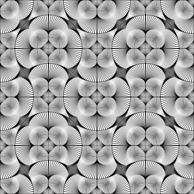kesintisiz tek renkli dekoratif desen tasarım