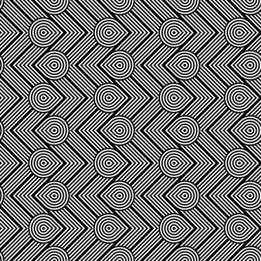 kesintisiz tek renkli geometrik desen tasarım