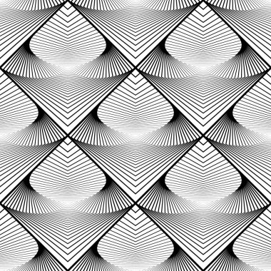 kesintisiz tek renkli dekoratif desen tasarım