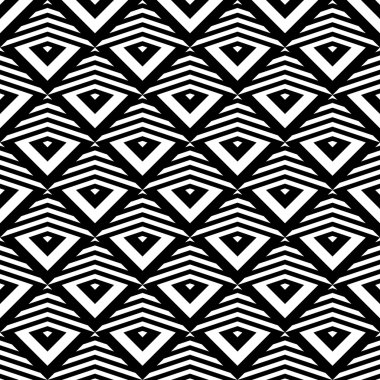 kesintisiz tek renkli geometrik desen tasarım