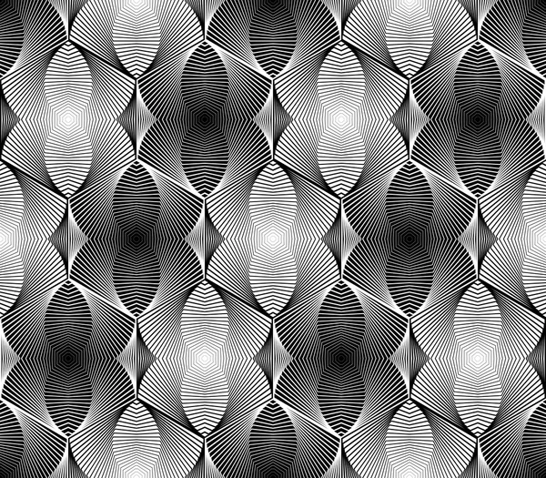 kesintisiz tek renkli altıgen geometrik desen tasarım