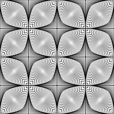 kesintisiz tek renkli çizgili desen tasarım