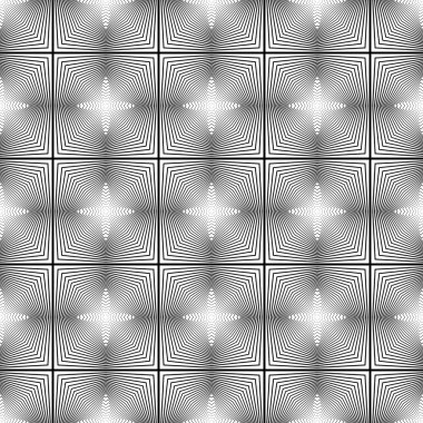 kesintisiz tek renkli geometrik desen tasarım
