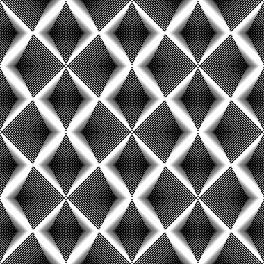 kesintisiz tek renkli elmas geometrik desen tasarım