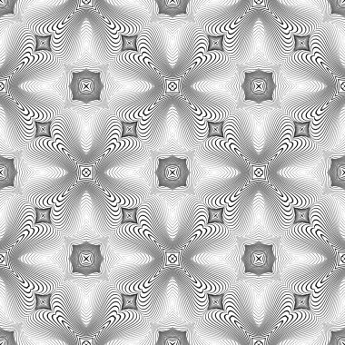 kesintisiz tek renkli çizgili desen tasarım