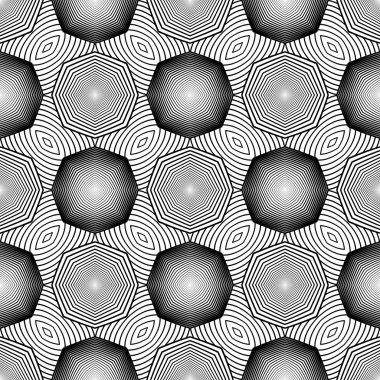 kesintisiz tek renkli çizgili desen tasarım