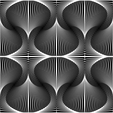 kesintisiz tek renkli çizgili desen tasarım