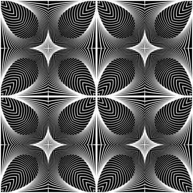 kesintisiz tek renkli dekoratif desen tasarım