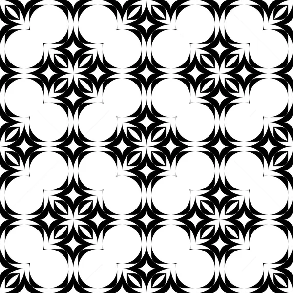 Design seamless monochrome geometric pattern — Stock Vector