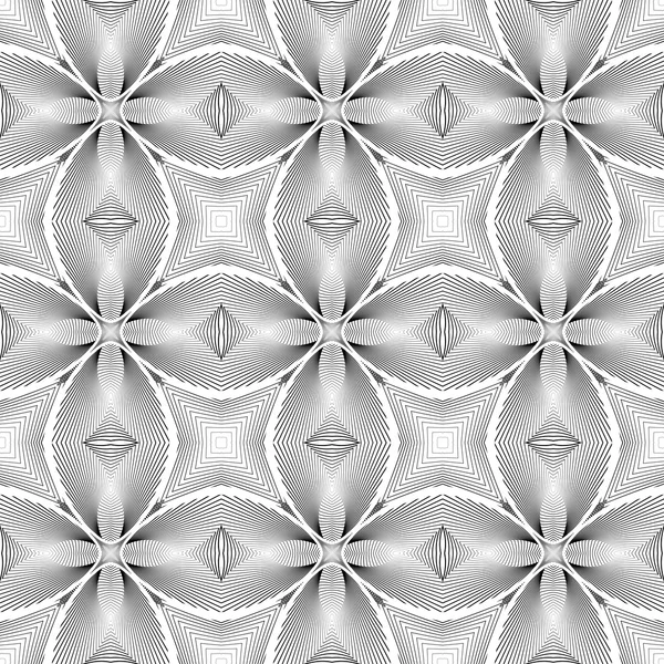 Дизайн безшовного однотонного квіткового візерунка — стоковий вектор
