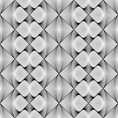 Sorunsuz tek renkli zikzak desen tasarım