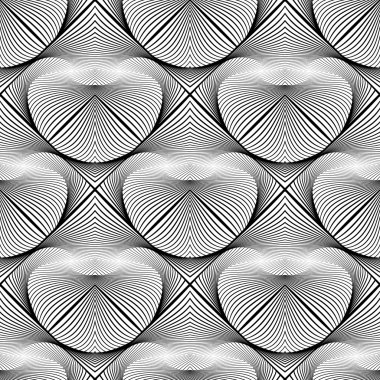 kesintisiz tek renkli dekoratif desen tasarım