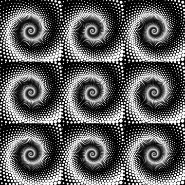 Sorunsuz sarmal noktalar desen tasarım