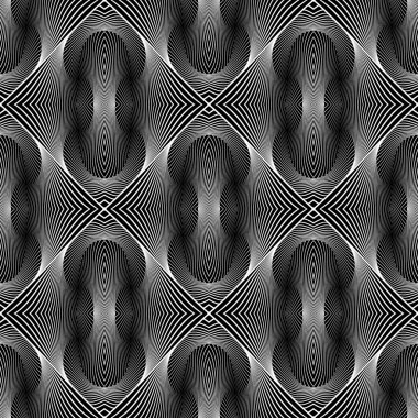 kesintisiz tek renkli çizgili desen tasarım