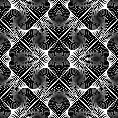 kesintisiz tek renkli dekoratif desen tasarım