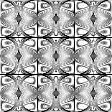 kesintisiz tek renkli çizgili desen tasarım