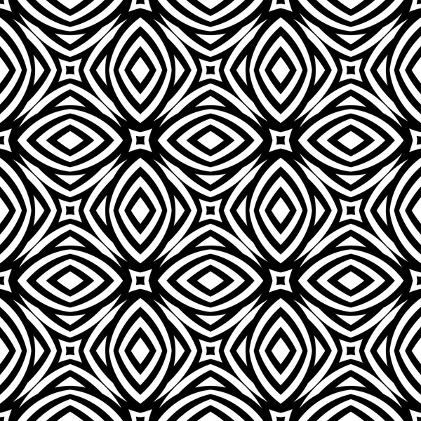 Design seamless monochrome striped pattern — Stock Vector