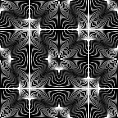 kesintisiz tek renkli geometrik desen tasarım