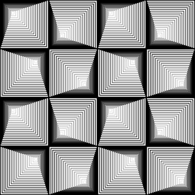 kesintisiz tek renkli geometrik desen tasarım