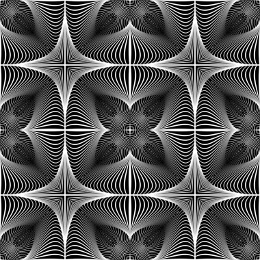 kesintisiz tek renkli dekoratif desen tasarım