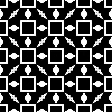 kesintisiz tek renkli geometrik desen tasarım