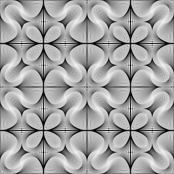 Дизайн безшовного однотонного квіткового візерунка — стоковий вектор