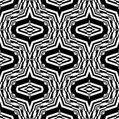 kesintisiz tek renkli geometrik desen tasarım