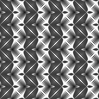 Sorunsuz tek renkli zikzak desen tasarım