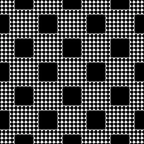 Design nahtlose monochrome quadratische geometrische Muster — Stockvektor