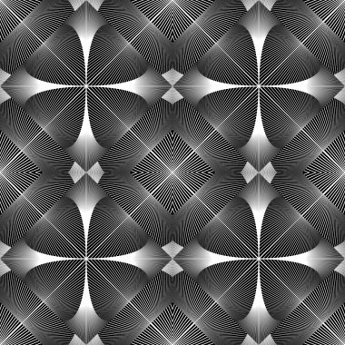 Dikişsiz dekoratif geometrik desen tasarım
