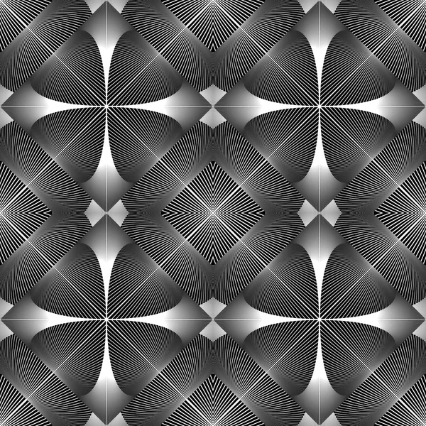 Diseño patrón geométrico decorativo sin costuras — Vector de stock