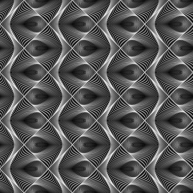 Sorunsuz tek renkli zikzak desen tasarım