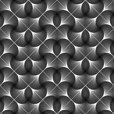 Dikişsiz dekoratif geometrik desen tasarım