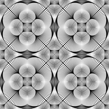 kesintisiz tek renkli dekoratif desen tasarım