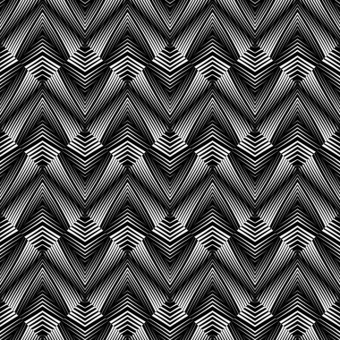 Sorunsuz tek renkli zikzak desen tasarım