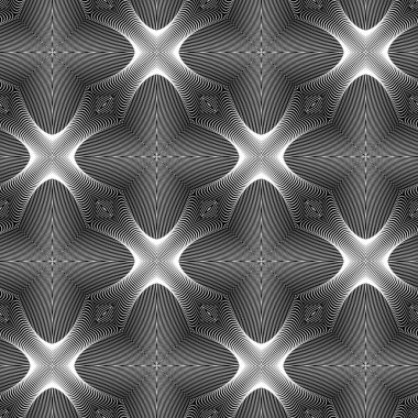 kesintisiz tek renkli çizgiler desen tasarım