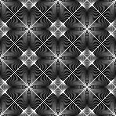 kesintisiz tek renkli geometrik desen tasarım