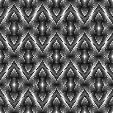 kesintisiz tek renkli çizgiler desen tasarım